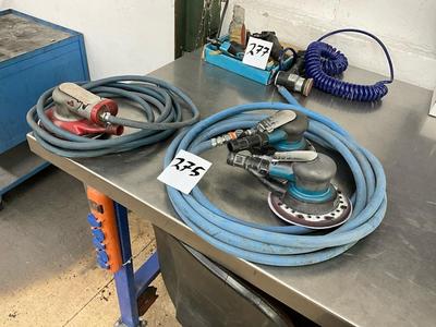 Overview picture of Pneumatic orbital sander (3x)